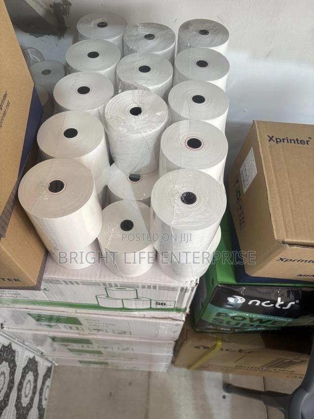 Thermal Roll Paper 80x80mm 10 Pcs · Photo 2