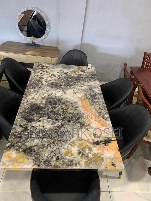 A Beautiful 6 Seater Dining Set, With a Golden Designs · Photo 3