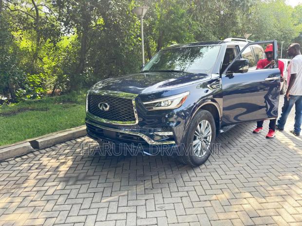 Infiniti QX80 Luxe 2021 Blue · Photo 4