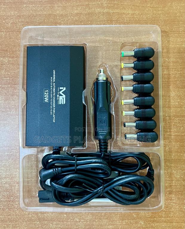 M2 Tec 8tips Universal Automatic Laptop Charger- 120w Car Dc & Wall Ac · Photo 3