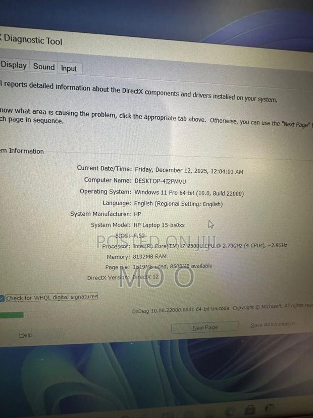 Laptop HP Pavilion 15 8GB Intel Core I7 HDD+SSD 1T · Photo 1