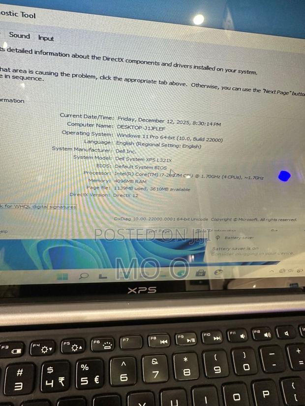 Laptop Dell XPS 13 8GB Intel Core I7 SSD 128GB · Photo 4