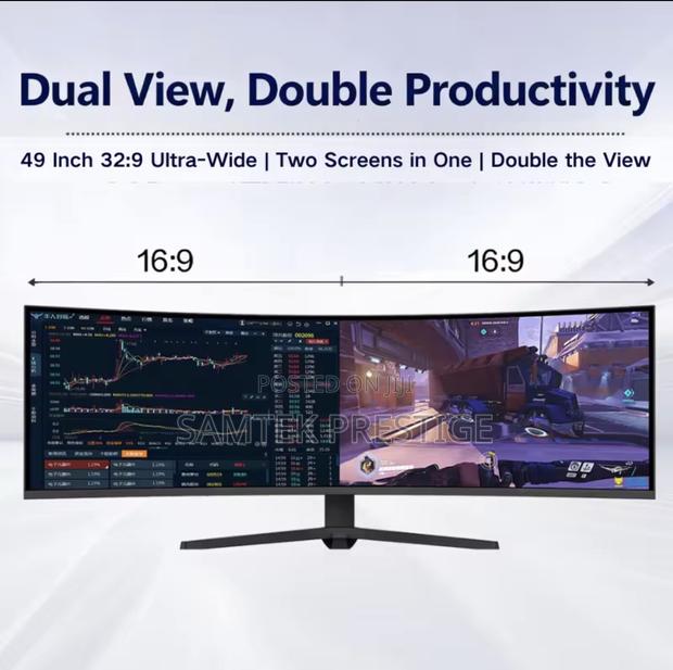 Samtek 49inch Curve 165hz Gaming Monitor · Photo 7