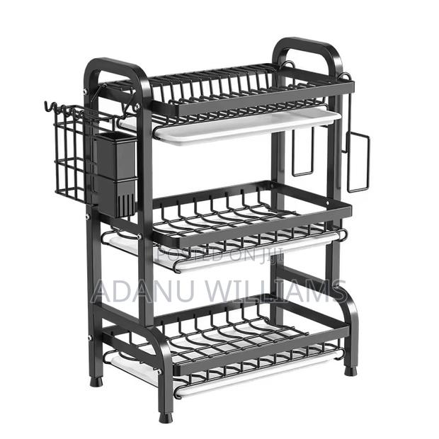 Multi -Tier Kitchen Bowl and Plates Drain Rack · Photo 2