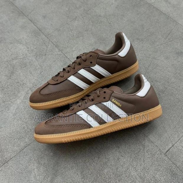 Adidas Samba Leather Brown Sneakers · Photo 1