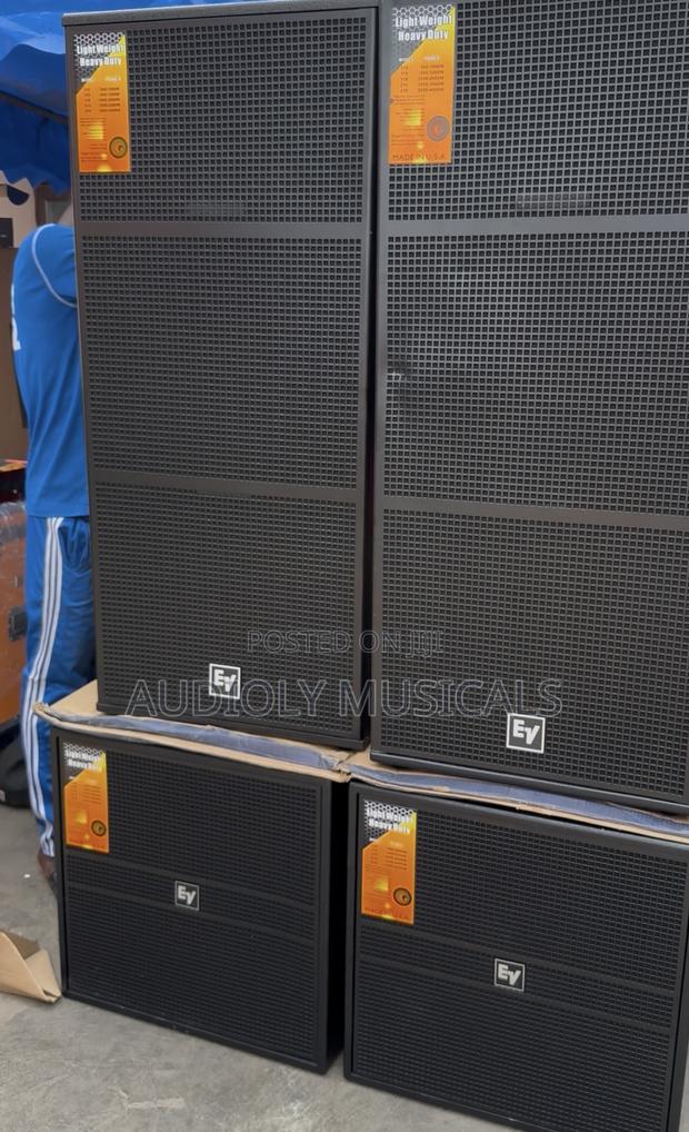 Set of Rack and Single Ev Sub and Full Range Speakers · Photo 3