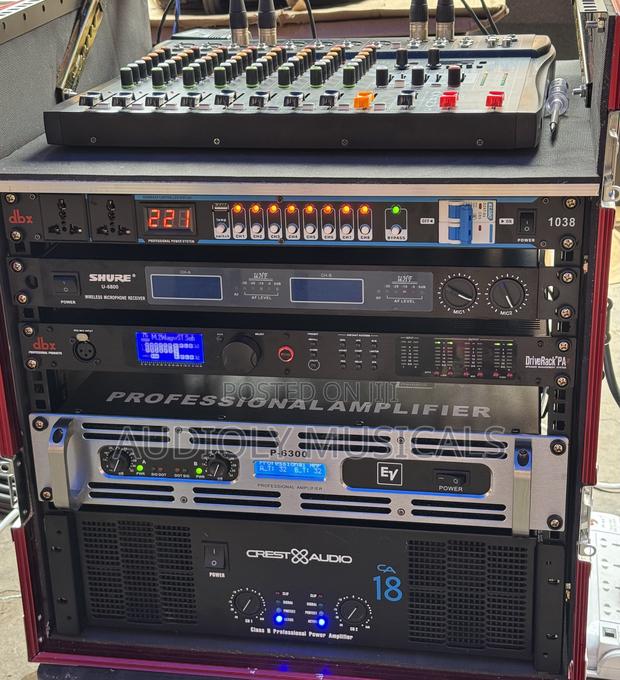 Set of Rack and Single Ev Sub and Full Range Speakers · Photo 2
