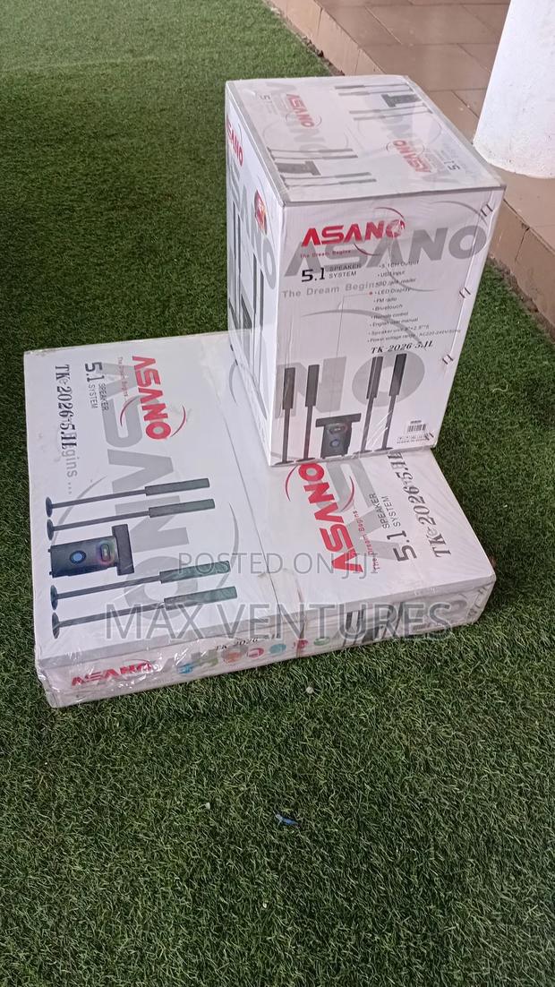 Brand New Asano 5.1 Tk-2026 Deep Bass Speakers · Photo 1