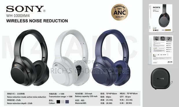 Sony Wh-1000xm4 Wireless Noise-Canceling Headphones · Photo 1