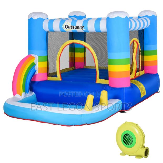 Bouncy Castle N Blower Pump 10ft X 5ft Trampoline 
Ghana New · Photo 1