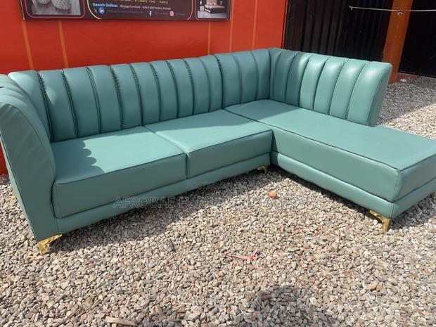 Sectional Leather Sofa Chairs - Afrobae Factory Delivery Is Available · Photo 3