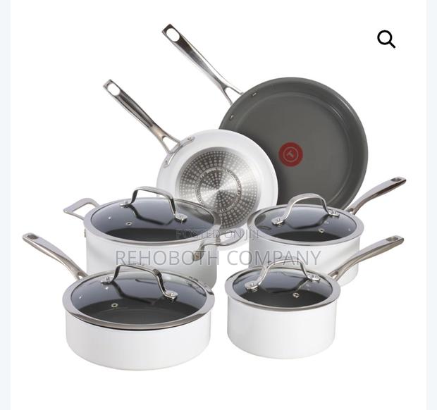 Tefal Excellence Ceramic Non-Stick Cookware Set, 10-Piece · Photo 3