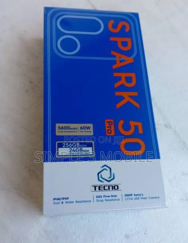 New Tecno Spark 50 Pro 256 GB Blue · Photo 1