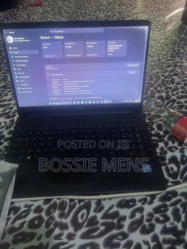 Laptop HP 15 4GB Intel Celeron eMMC 500GB · Photo 1
