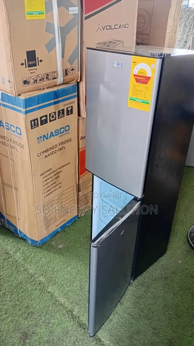 Nasco 158L Double Door Refrigerator – Energy Saving Fridge · Photo 1