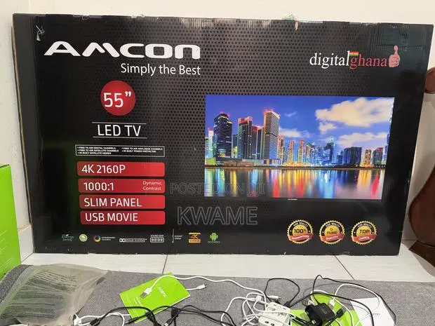 Amcon 55” Uhd Led Satellite Smart TV · Photo 1