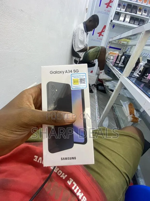 New Samsung Galaxy A34 5G 256 GB Gray · Photo 1