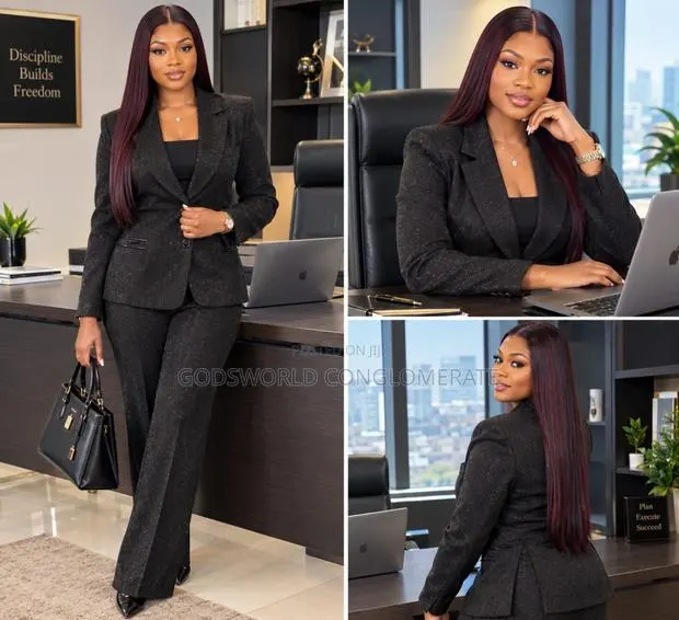 Executive Black Ladies Suit · Photo 1