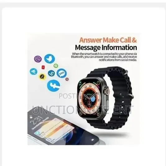 T900 Smartwatch Bluetooth Touch Screen Sports,Fitness,Heart Rate,Black · Photo 1
