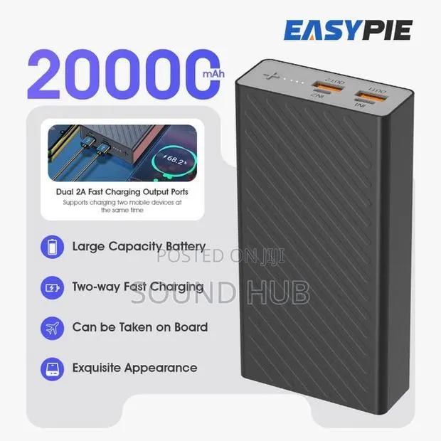 20000mah Ultra Slim Power Bank 18w - Fast Charging · Photo 1