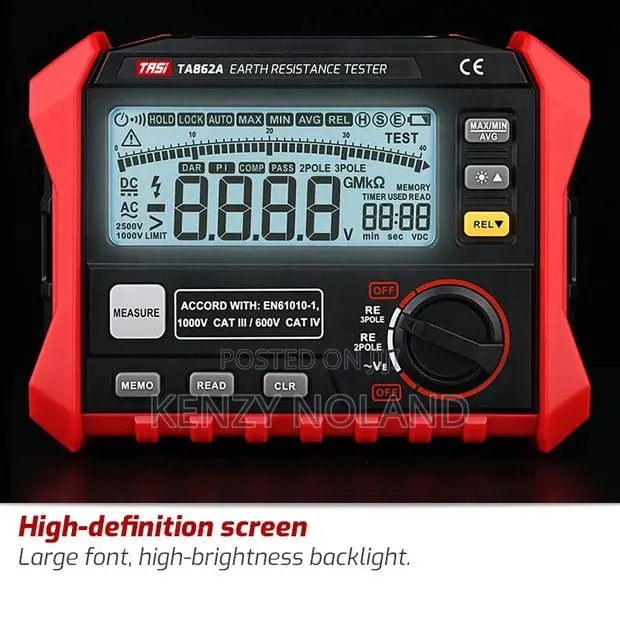 Ta862a High Quality Digital Ground Resistance Tester · Photo 1