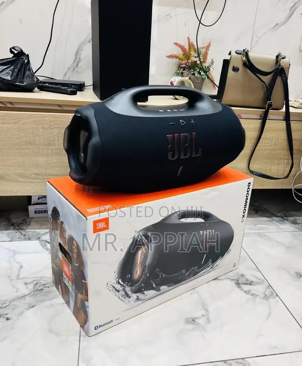 Get JBL Boombox 4 Bluetooth Speaker(Black)Waterproof · Photo 1