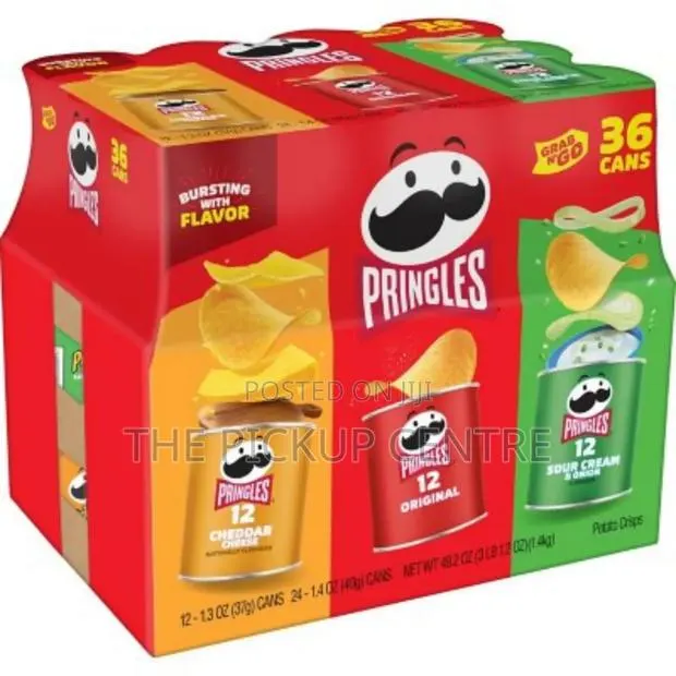 Pringles Variety Pack Chips, 36 Cans. · Photo 1