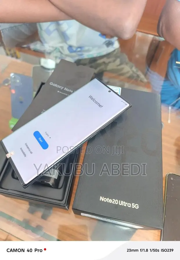 New Samsung Galaxy Note 20 Ultra 5G 128 GB Black · Photo 1