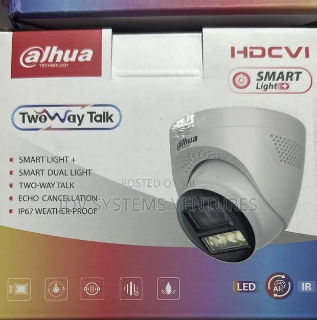 Hac-Hdw1200tq-Il-T 2mp Smart Dual Light Hdcvi Two-Way Talk Fixed-Focal · Photo 1