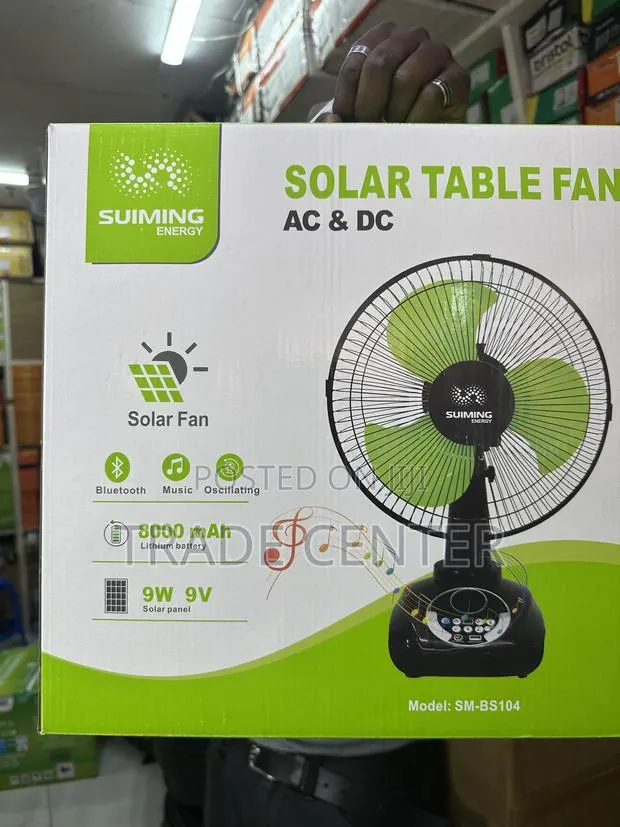 SUIMING Energy Rechargeable Fan · Photo 1