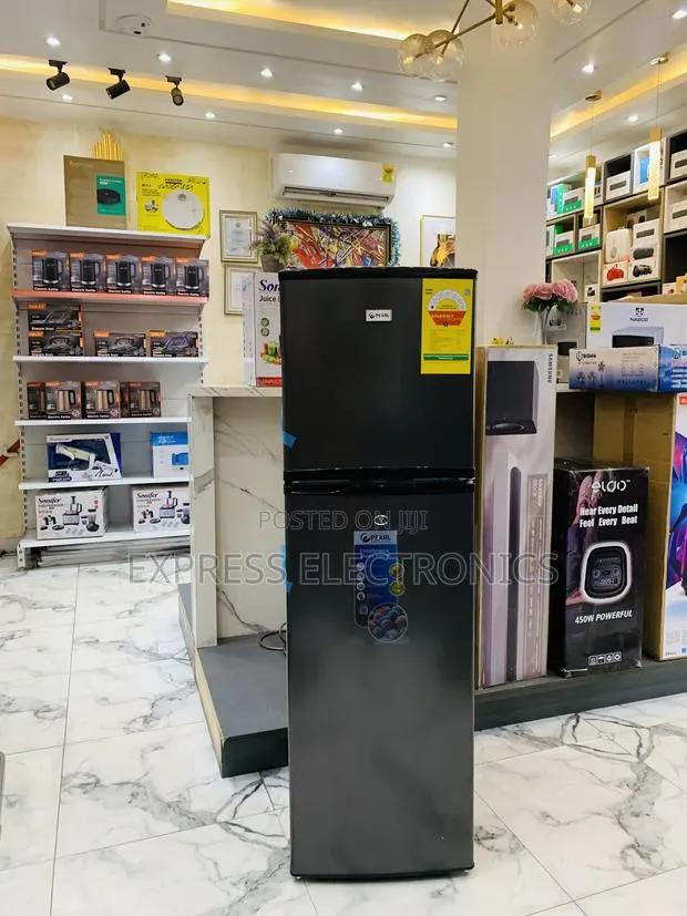 Pf-261tix Double Door Fridge Pearl Dark Grey Color · Photo 1