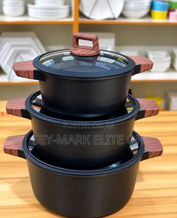 3 Set UCC Life Granite Nonstick Cookware · Photo 1