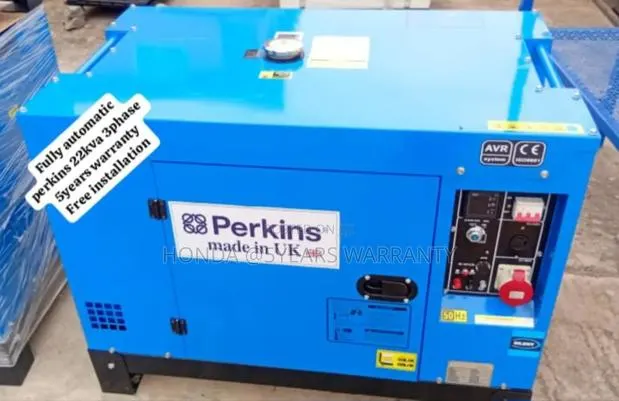 Bright Energy Generator Perkins 22kva 3phase Diesel Silent · Photo 1