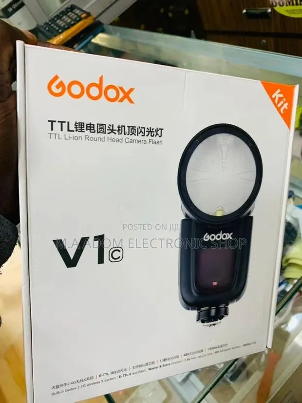 Lovely Design Godox Round Head Camera Flash for Canon. · Photo 1