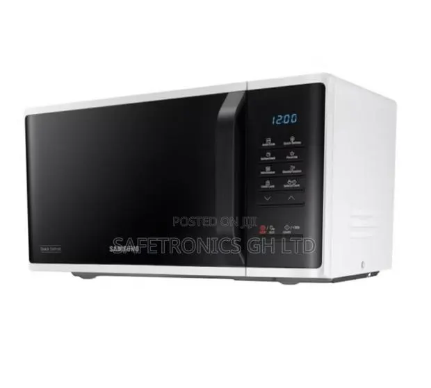 Just Buy Samsung 23l Ms23k3513aw/Sg Solo Microwave - White · Photo 1