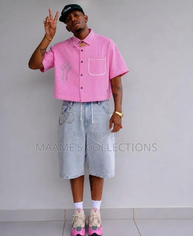 Men’s Crop Shirts | Short Sleeve | Multiple Colors Available · Photo 1