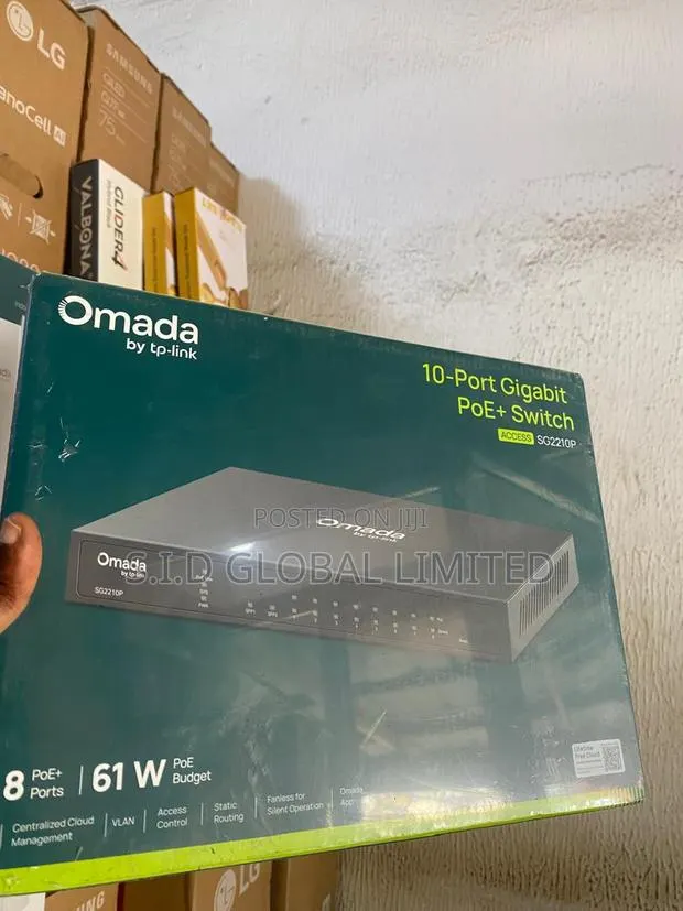 TP-Link Omada Sg 2210p -10 Port Gigabit Poe +Switch · Photo 1
