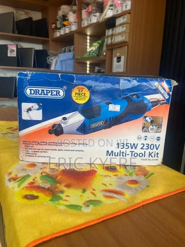 Draper 135W 230V Rotary Multi-Tool Kit With Accessories · Photo 1