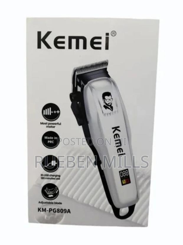 Electric Wireless Hair Cut Clipper Barbering Shaving Machine Km-Pg809a · Photo 2