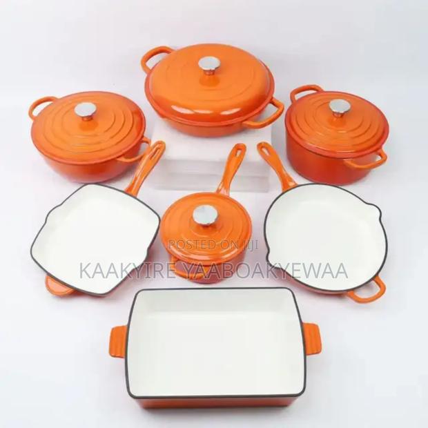 7 Sets Cast Iron Nonstick · Photo 1