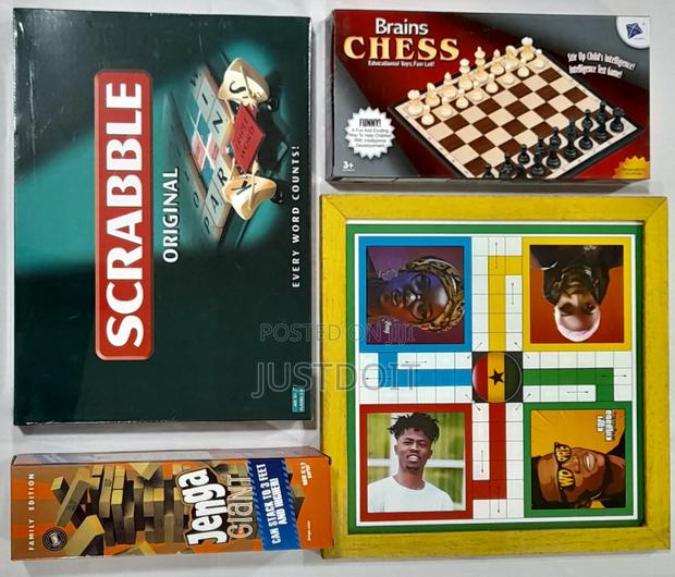 Scrabble + Jenga + Chess + Ludo · Photo 1