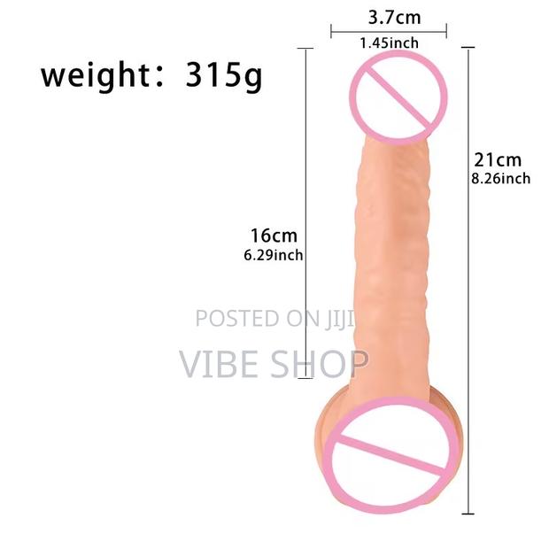Premium Adjustable Strap-on Harness With Realistic Dildo (6", 7", 9") · Photo 3