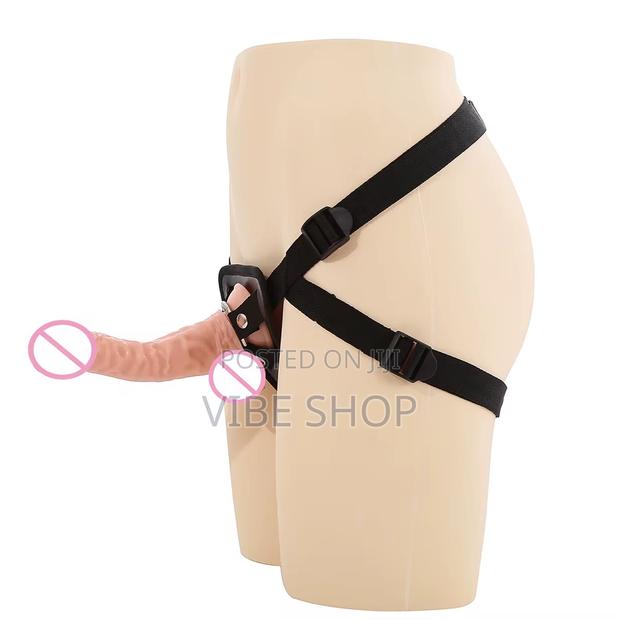 Premium Adjustable Strap-on Harness With Realistic Dildo (6", 7", 9") · Photo 6