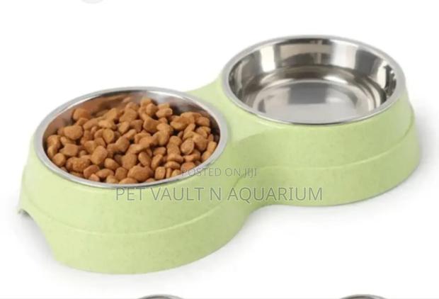 Double Metallic Feeding Bowl for Pets · Photo 1