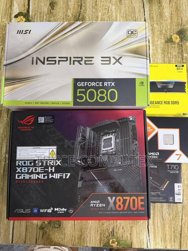 Amd Ryzen 7 9800x3d , RTX 5080 16 Gb Combo · Photo 1