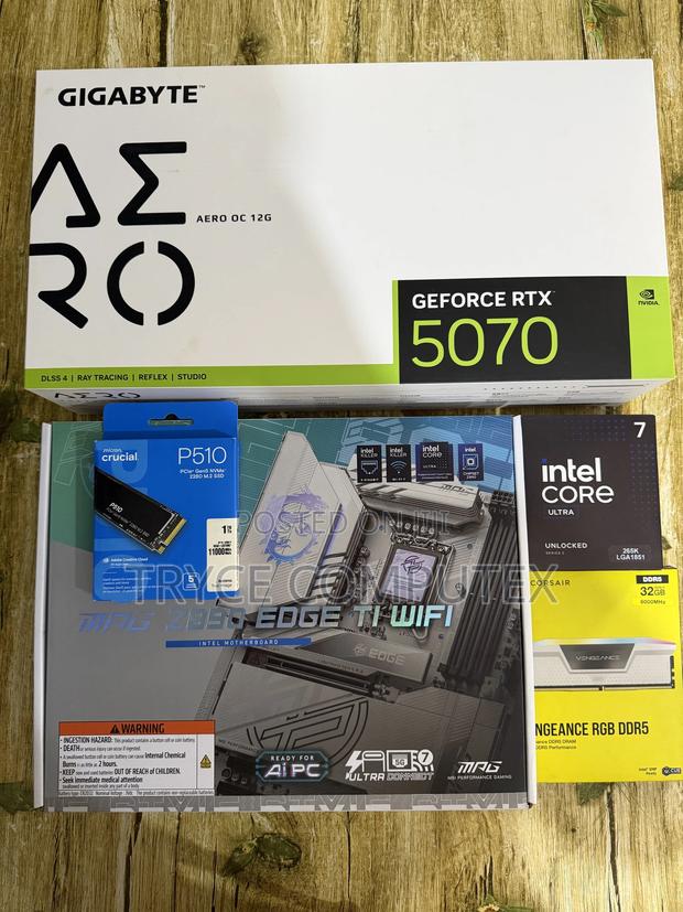Intel Core Ultra 7 Cpu , RTX 5070 ,32gb Ddr5 Ram · Photo 1