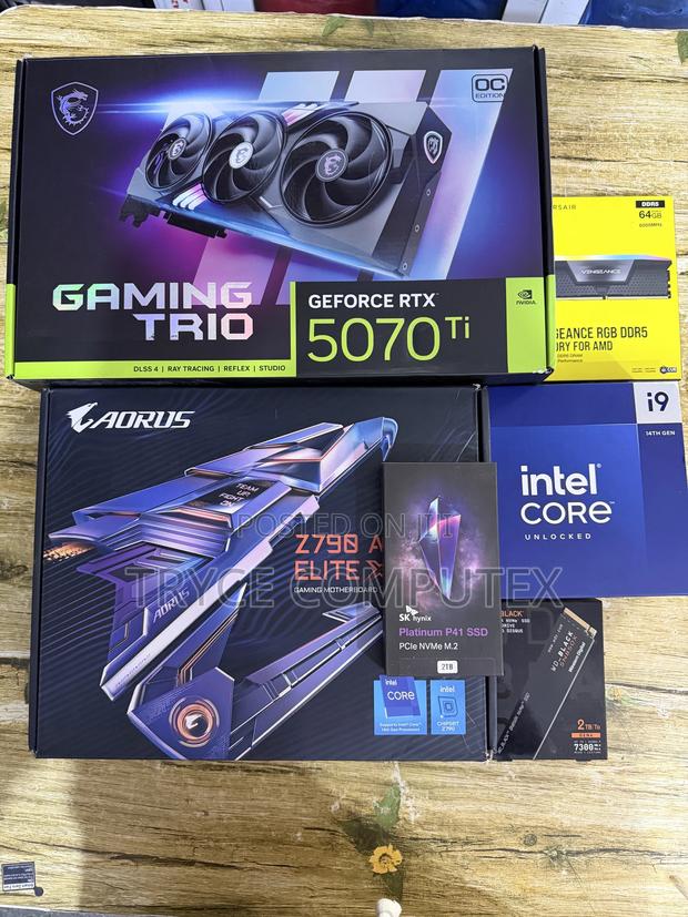 Intel Core I9 Cpu ,Rtx 5070 Ti 16gb,32gb Ddr5 Ram Combo · Photo 1