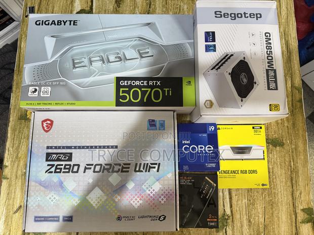 Intel Core I9 Cpu ,Rtx 5070 Ti 16,32gb Ddr5 Ram Combo · Photo 1