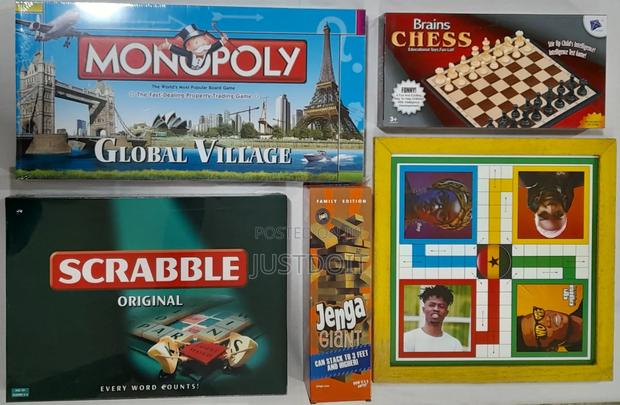 Monopoly + Scrabble + Ludo + Chess + Jenga · Photo 1
