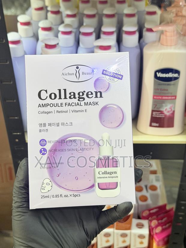 Facial Sheet Mask Collagen Ampoules (5pcs) · Photo 1